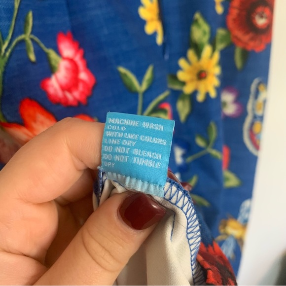 J. McLaughlin Belinda Dress in Butterfly Garden Size 2 - Picture 7 of 10